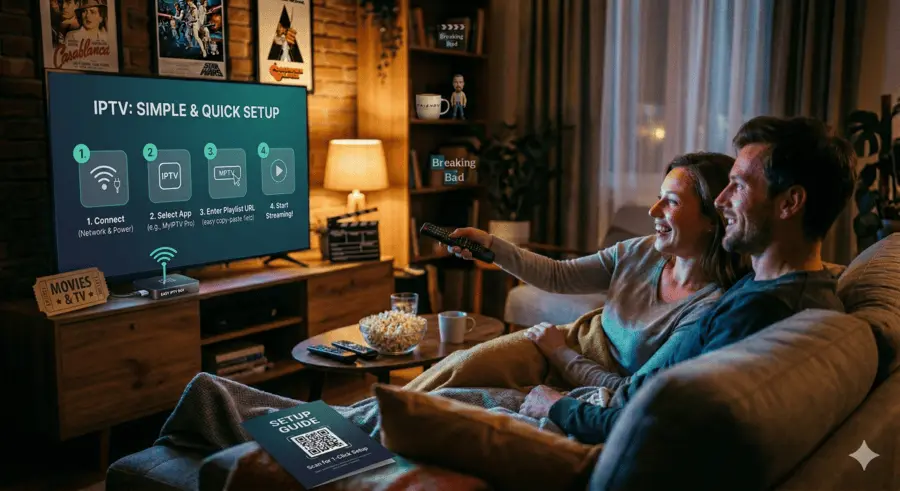 Easy IPTV Canada setup on a Smart TV and Firestick